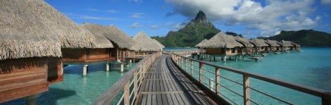 Leave it to mastermind Philippe Starck to turn a Polynesian bungalow retreat in Bora Bora into a modern marvel at the InterContinental Bora Bora Resort & Thalasso Spa