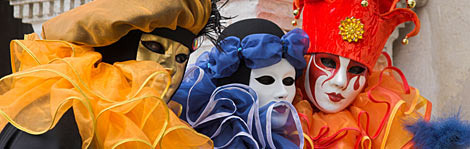 Masks are a major part of Venice